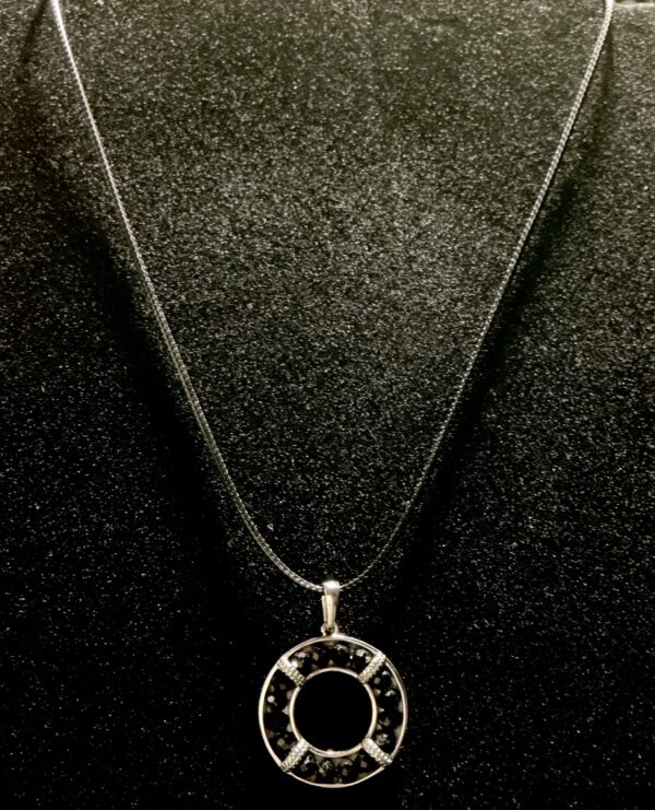 Australian Black Tourmaline Pendant