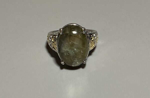 Madagascar Fire Labradorite Ring