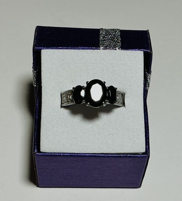 Thai Black Spinel Ring